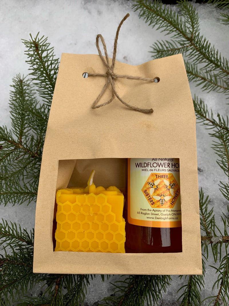Three Sisters Honey & Candle gift bag